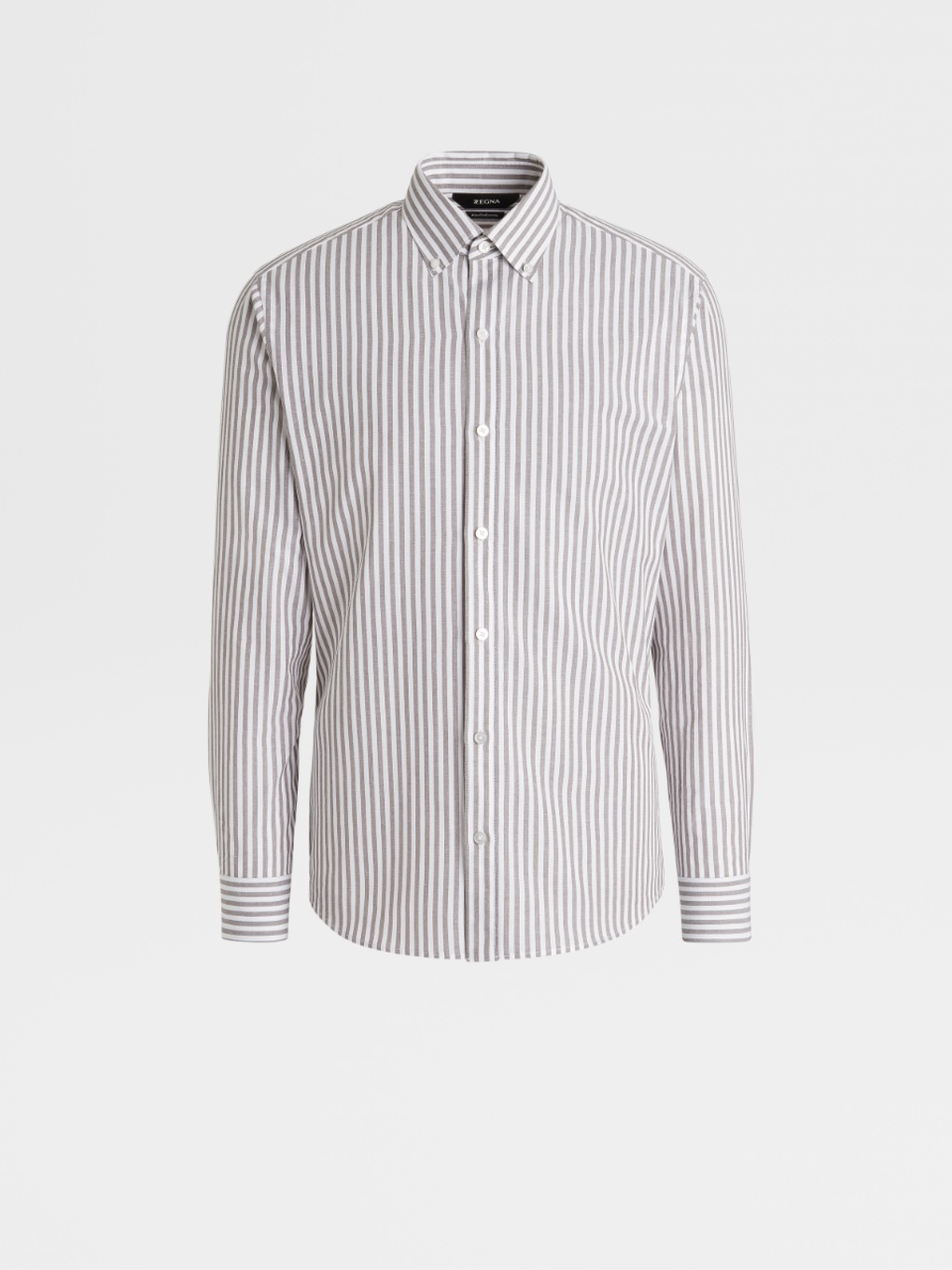 Grandad Button Thru Cotton pinstripe Shirt XXL Casual Shirt Small 