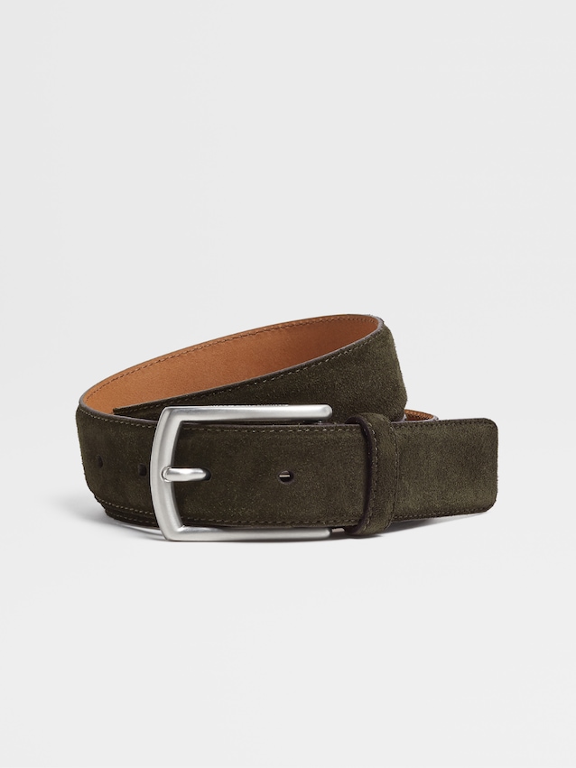 Designer leather belts for men | Zegna