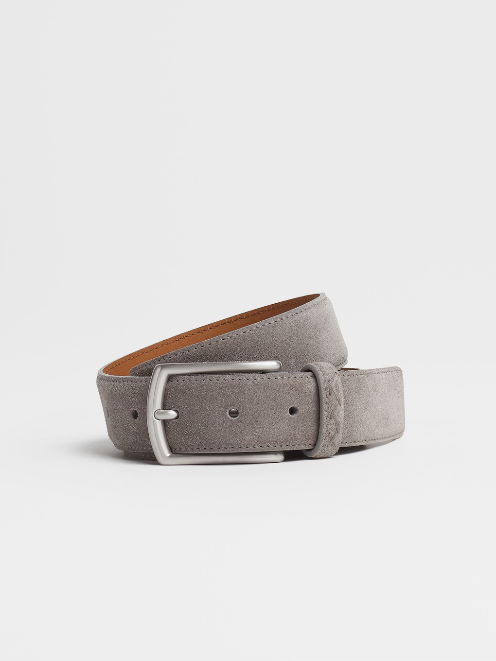 Dark Grey Suede Free-sized Belt SS22 