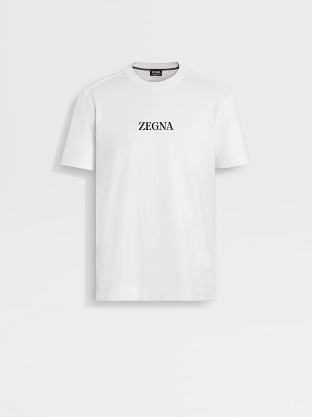 Mens T-shirts Ermenegildo Zegna T-shirts Save 38% Ermenegildo Zegna Cotton Crewneck T-shirt in Blue,Black Black for Men 