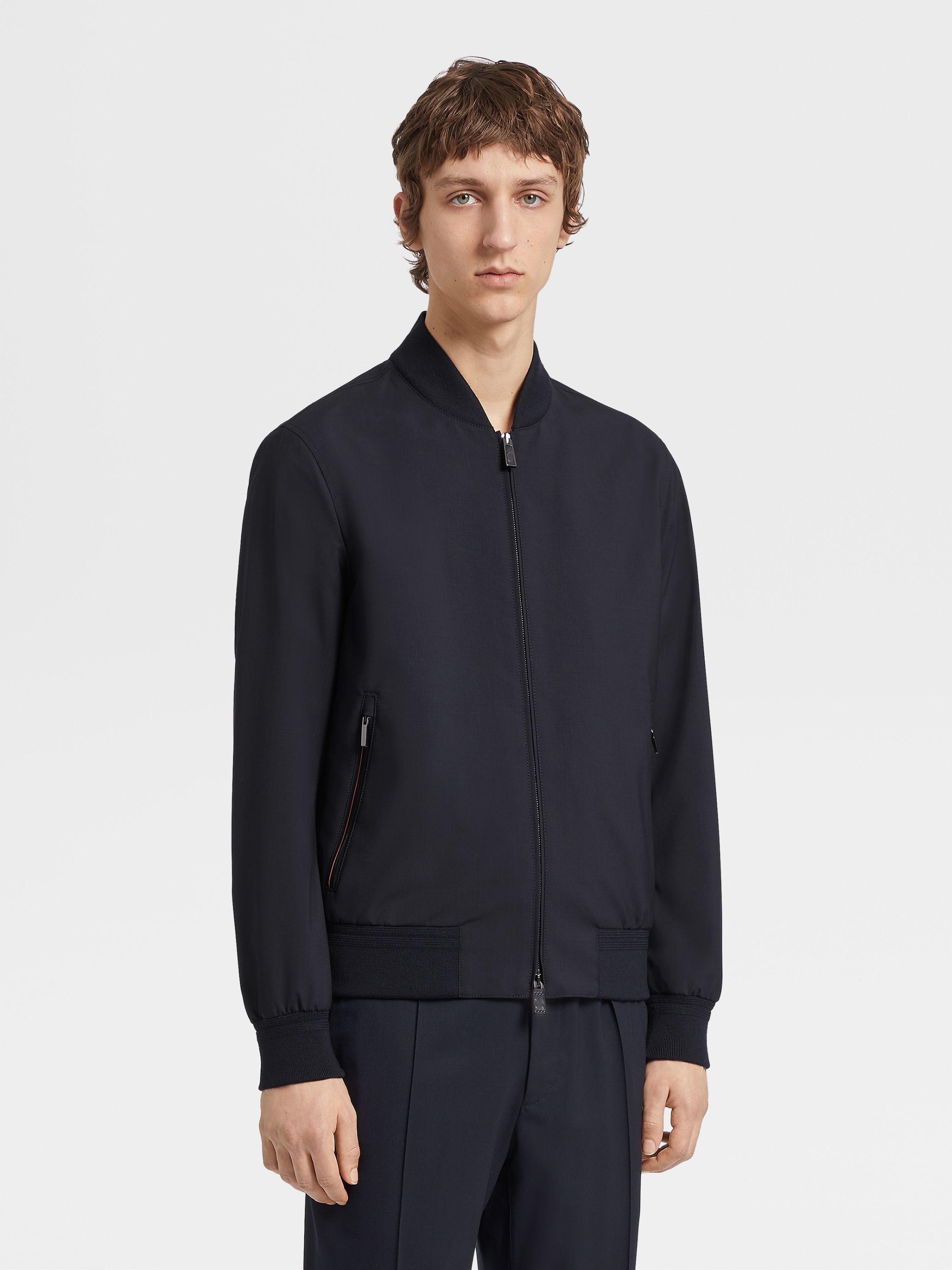 Trofeo™ Elements Wool Bomber FW23 22028646 | Zegna US