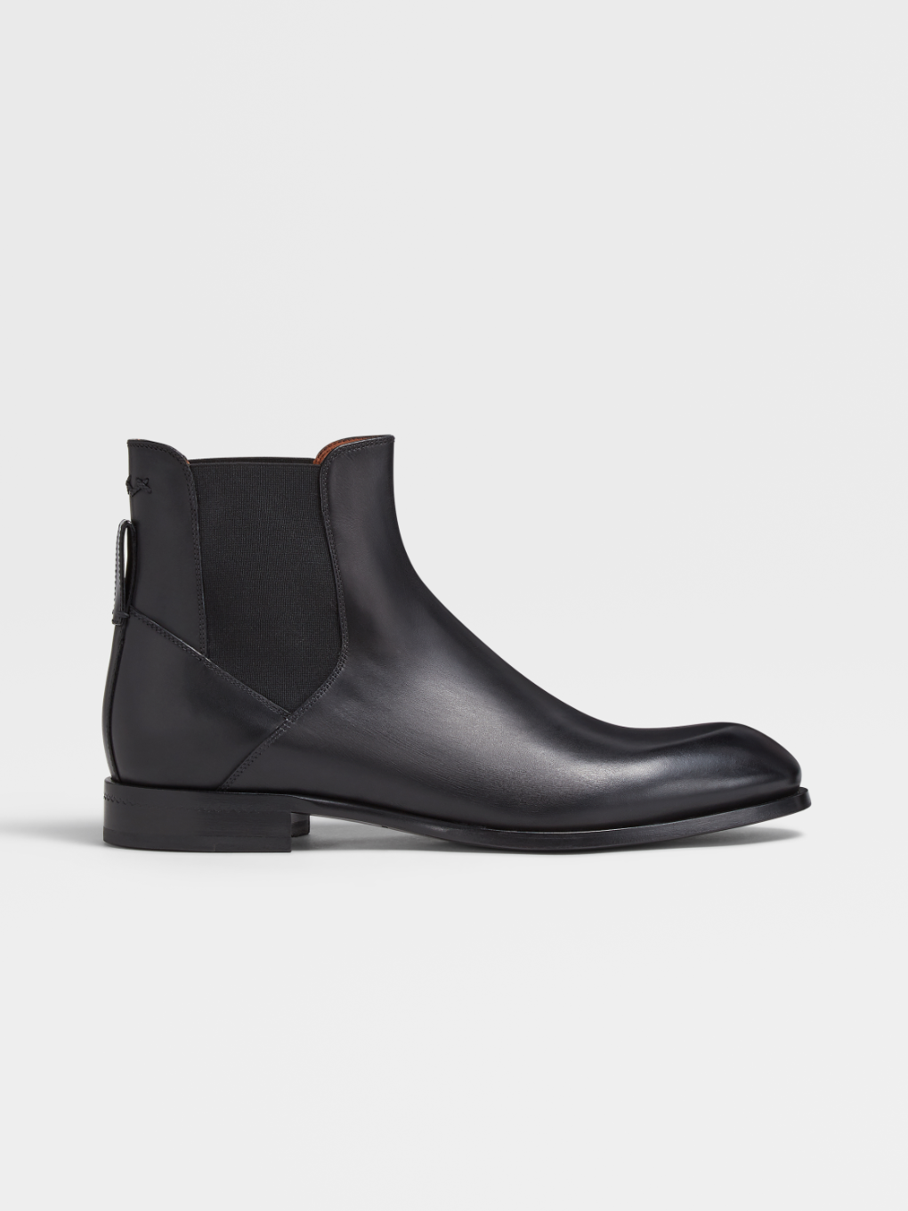 komponent fjerkræ Fuld Black Hand-buffed Leather Vienna Blake Chelsea Boots FW23 10468065 | Zegna  US