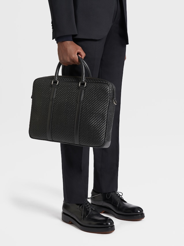 Leather bags and travel luggage for men | Zegna