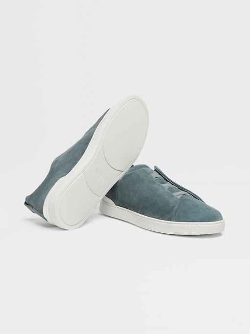 zegna suede sneakers