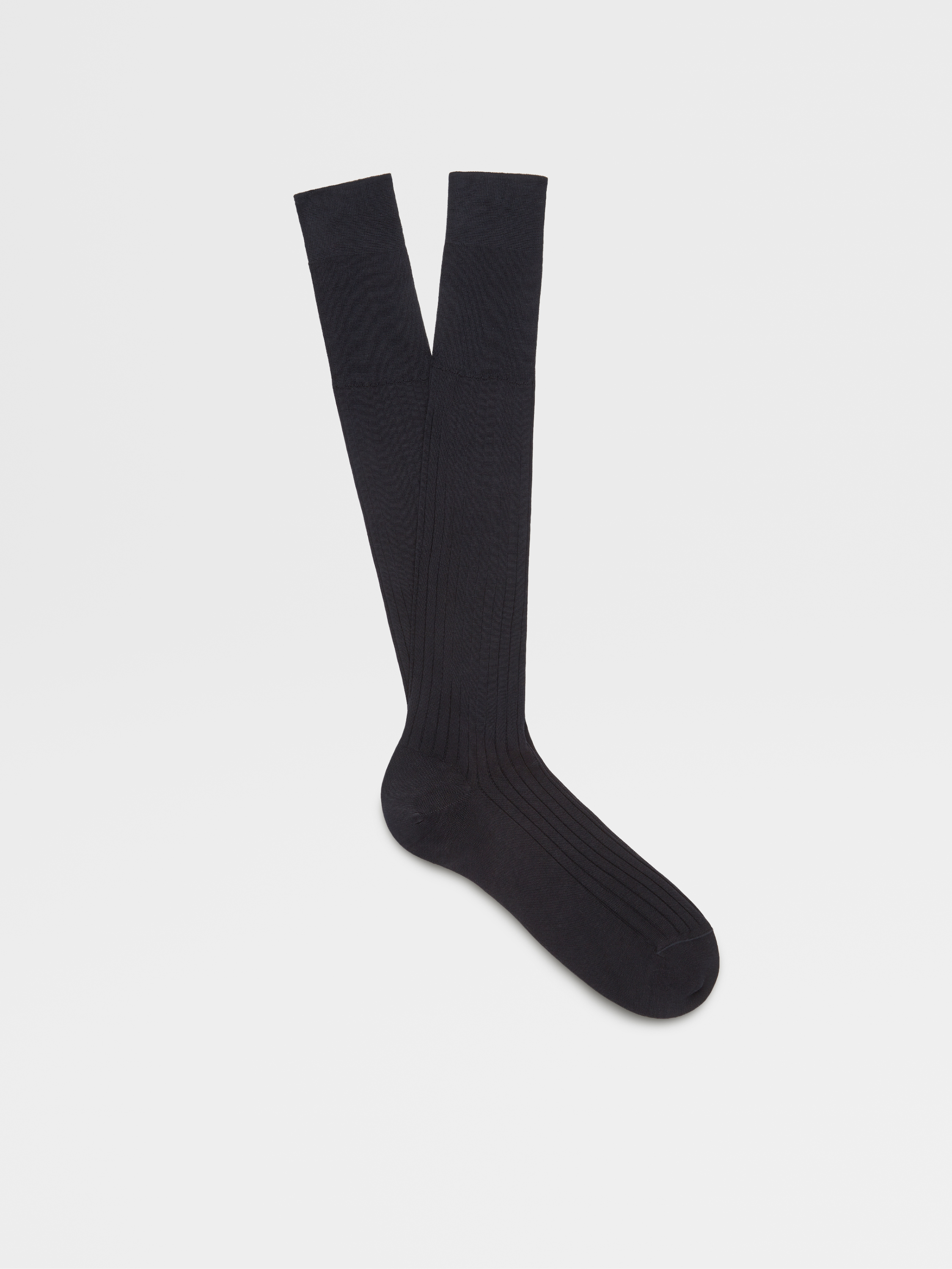 Navy Blue Cotton Socks SS23 25141186 Zegna