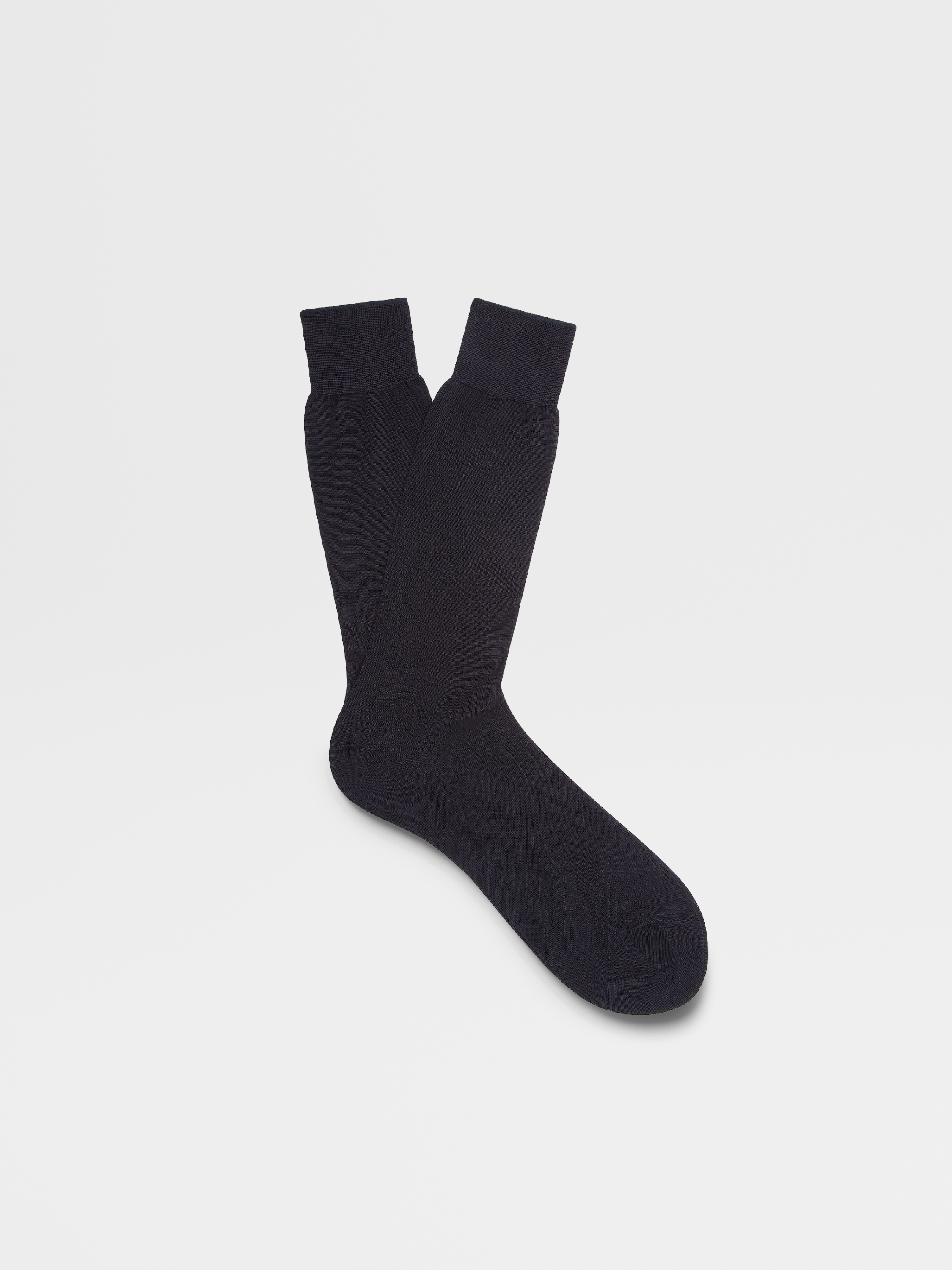 Navy Blue Cotton Socks SS23 25141204 Zegna
