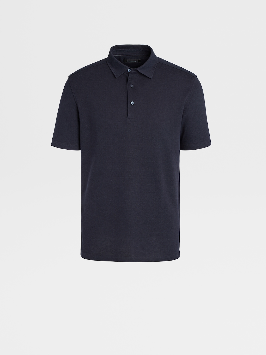 Z Zenga Men's 100% Cotton Regular Fit Blue Polo Shirt 