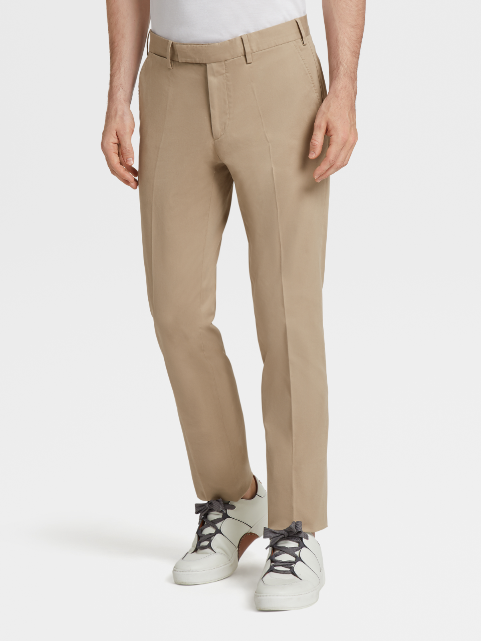 Cotton gabardine pants Outlet