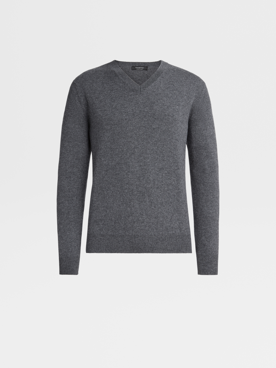 dark grey cashmere sweater