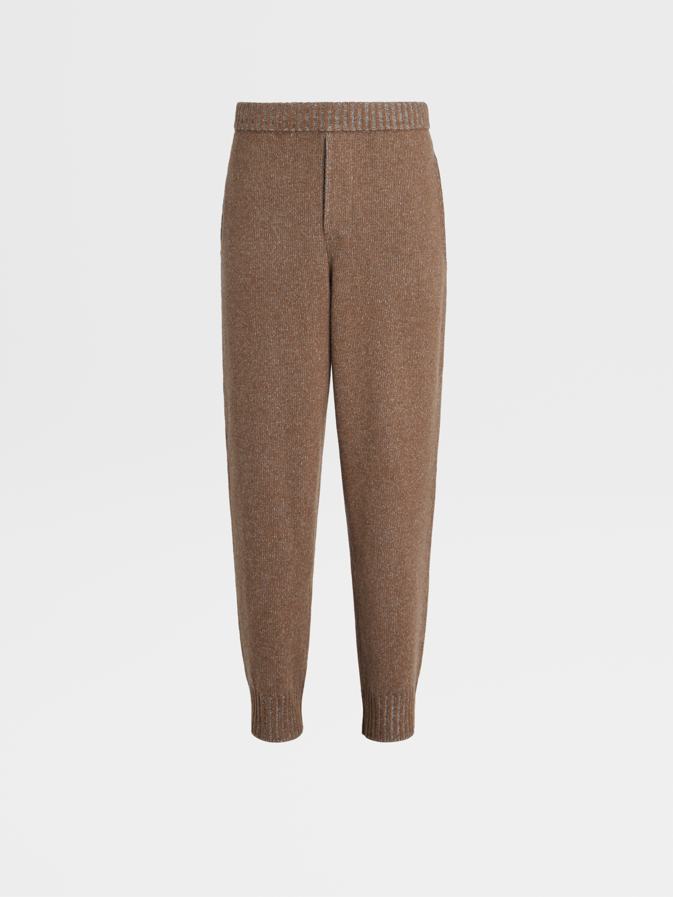 Foliage and Grey Mélange Oasi Cashmere Joggers FW23 28036725 Zegna ROW