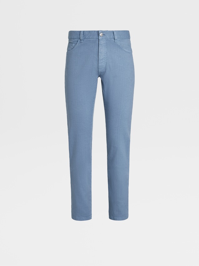 新着商品 ゼニア メンズ デニムパンツ ボトムス Denim pants Grey