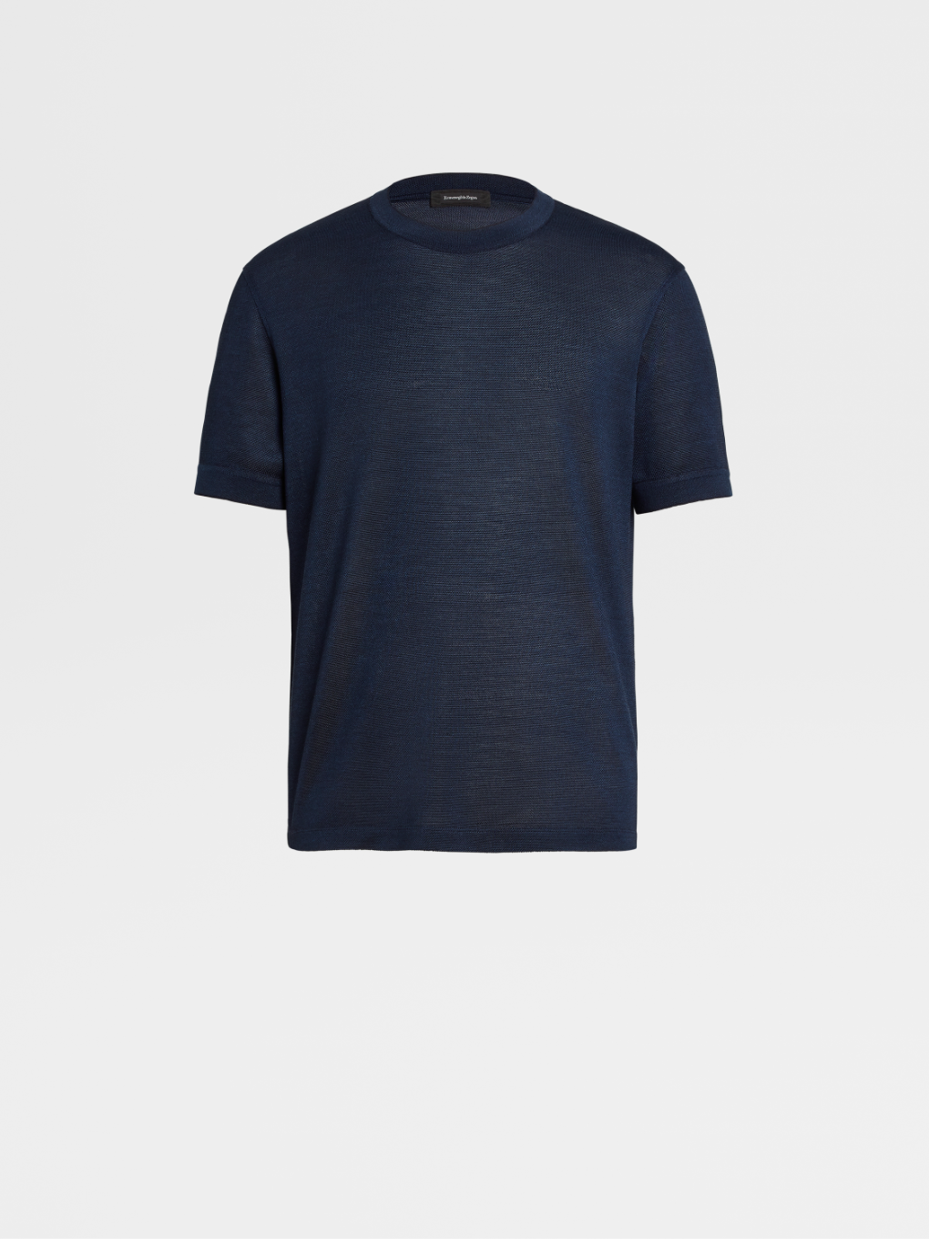 Navy silk t shirt Clearance