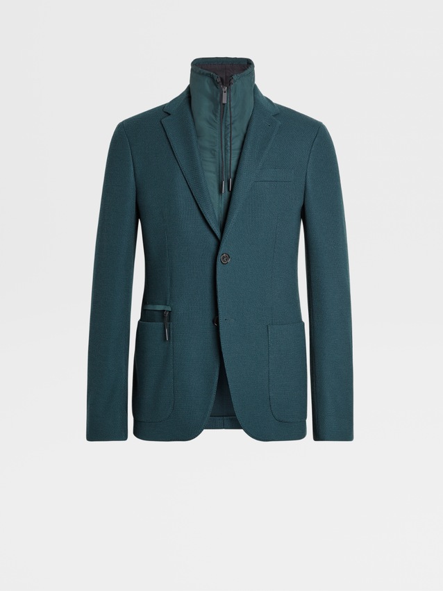 zegna blue blazer