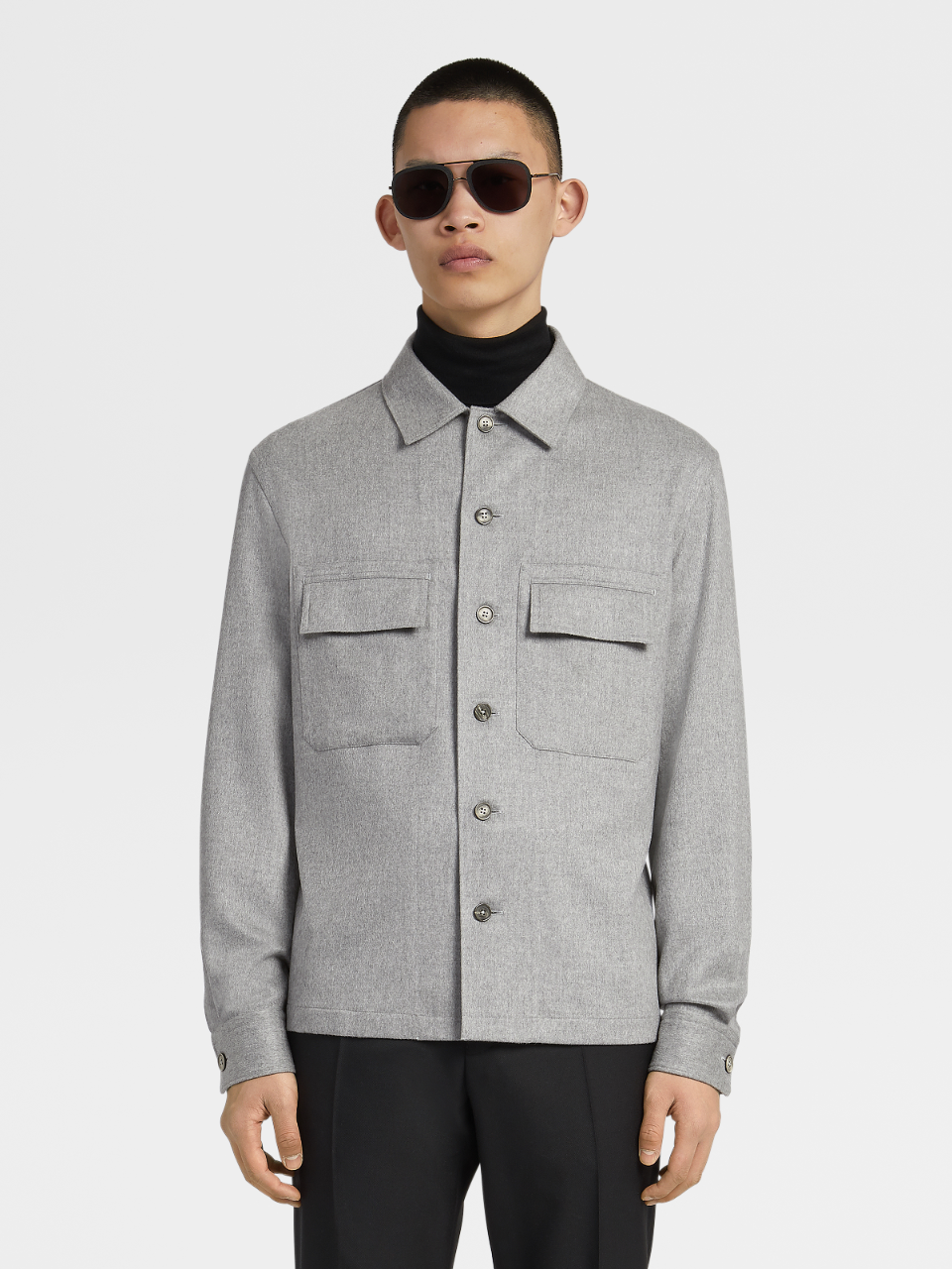 Cashmere overshirt clearance
