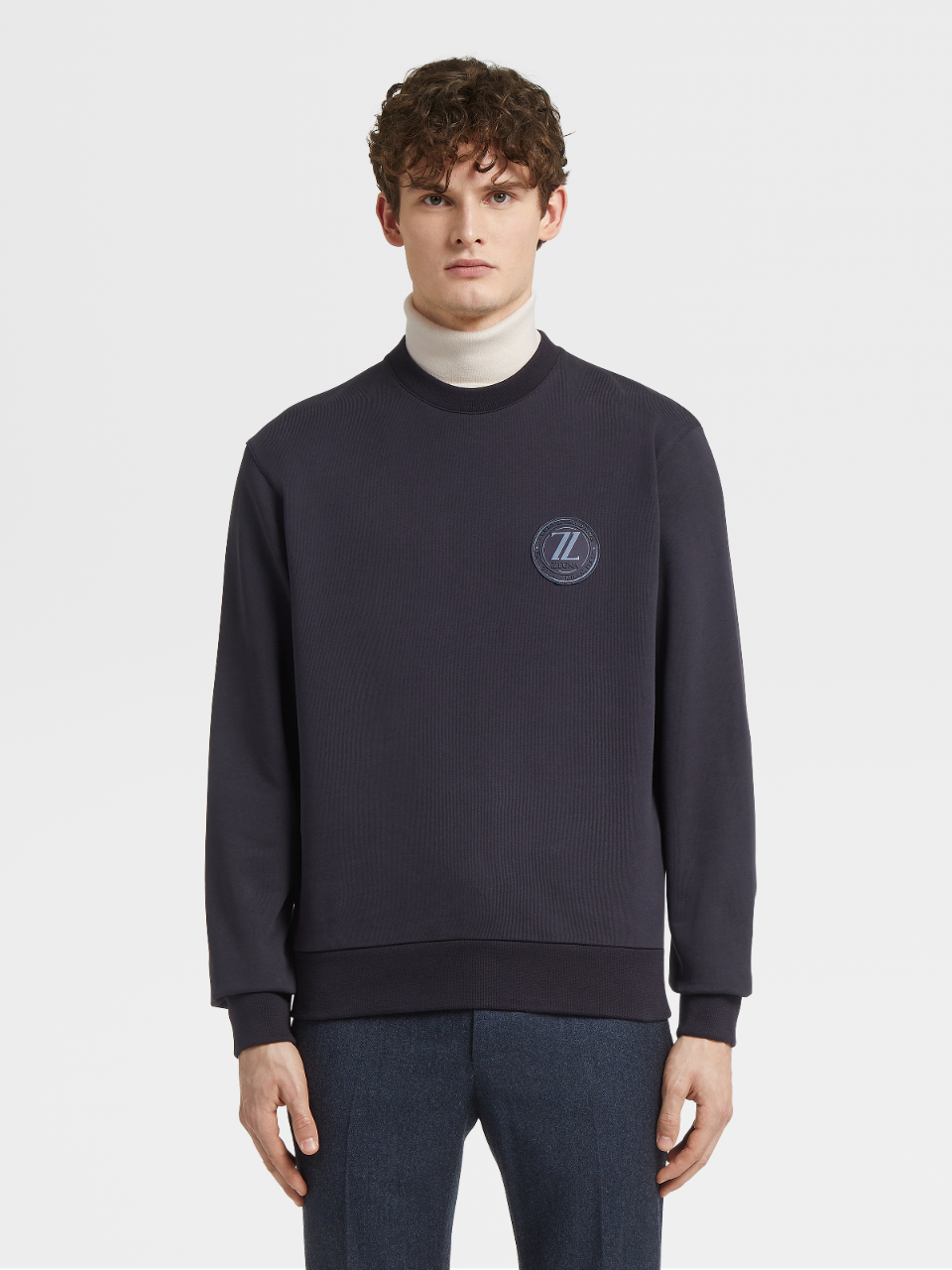 Pamuklu Bisiklet Yaka Sweatshirt Fw20 10469234 Zegna