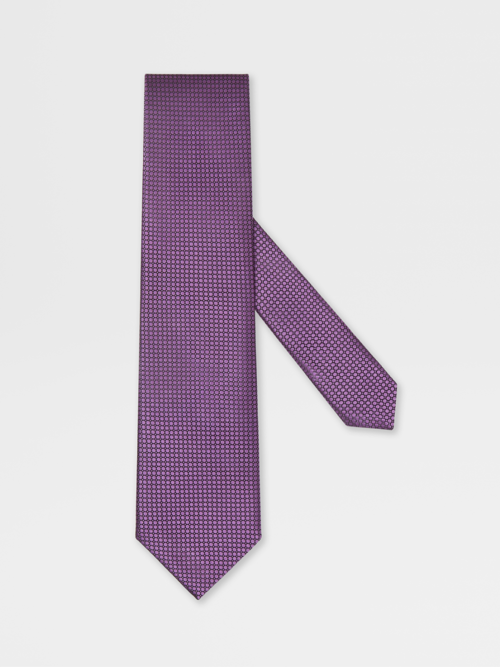 pegamento perjudicar Mes Corbata de Seda Quadri Colorati Color Morado SS23 22366002 | Zegna US