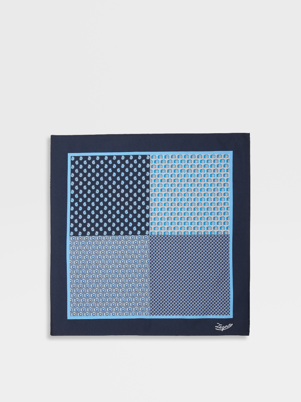 Silk Pocket Square Fw20 10464670 Zegna