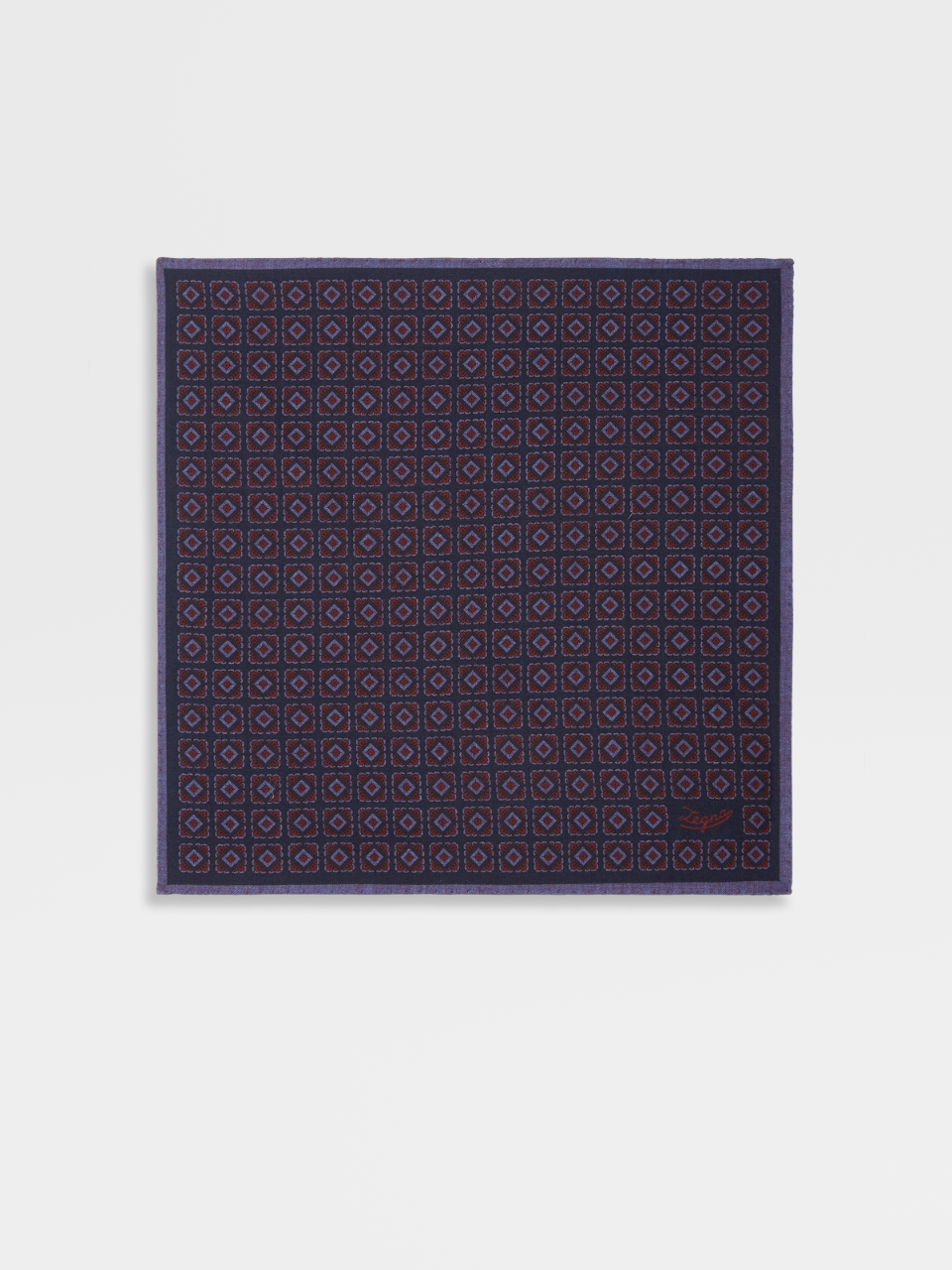 Pochette Quadrata In Seta Fw20 10484120 Zegna