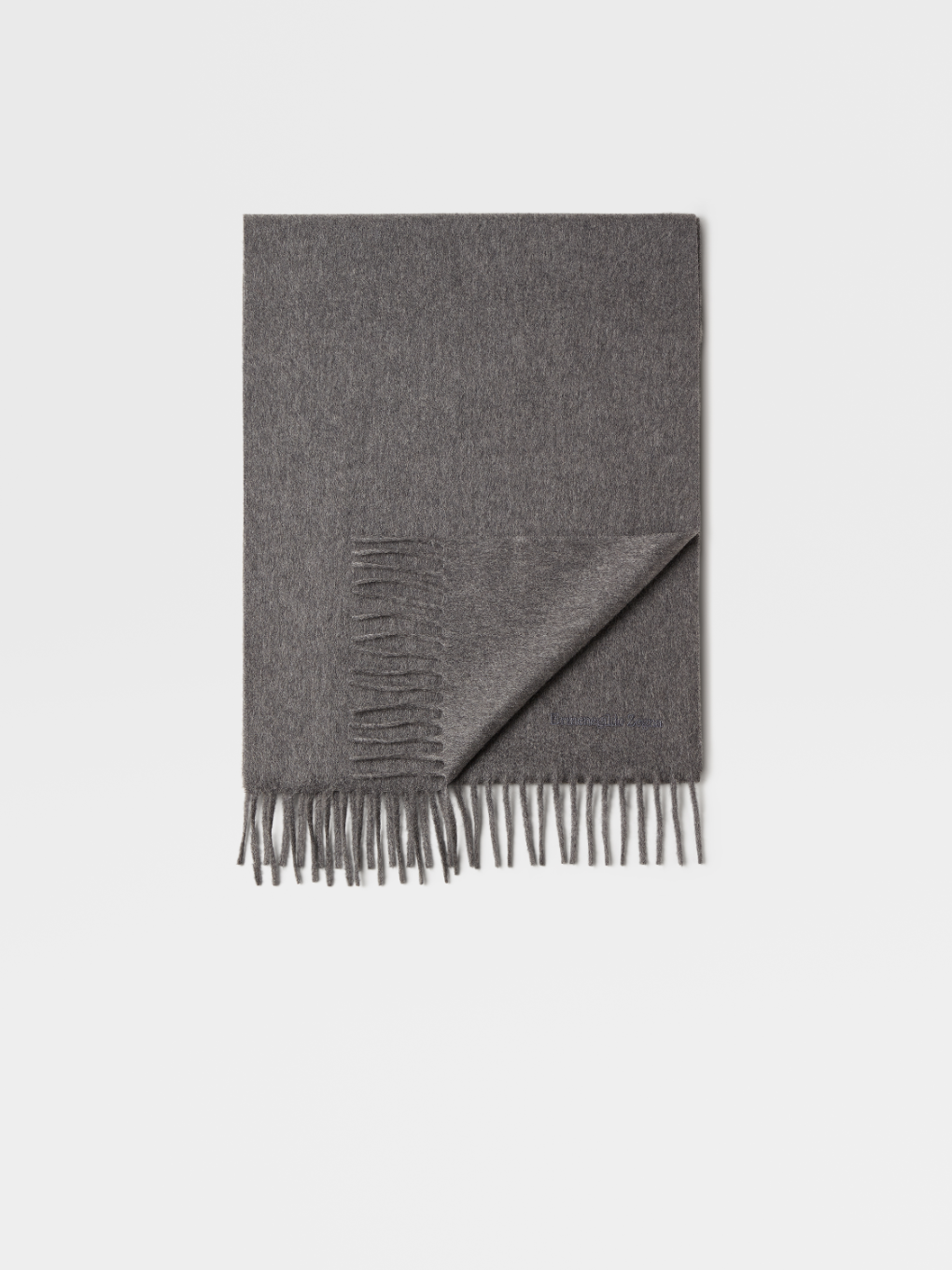 Dark Grey Cashmere Scarf Ss22 10464913 Zegna
