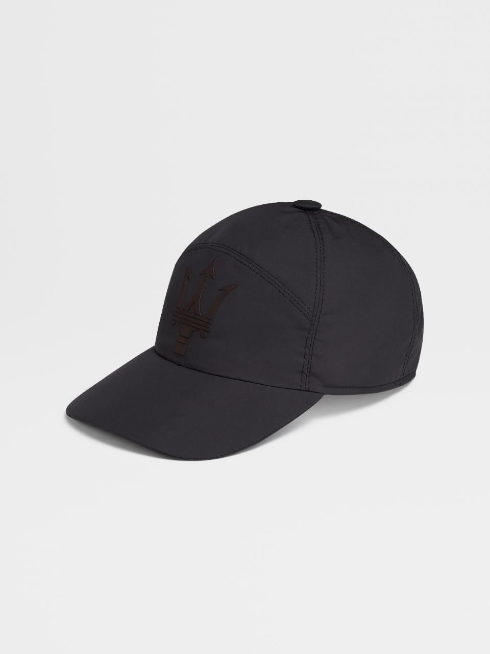 black nylon baseball cap