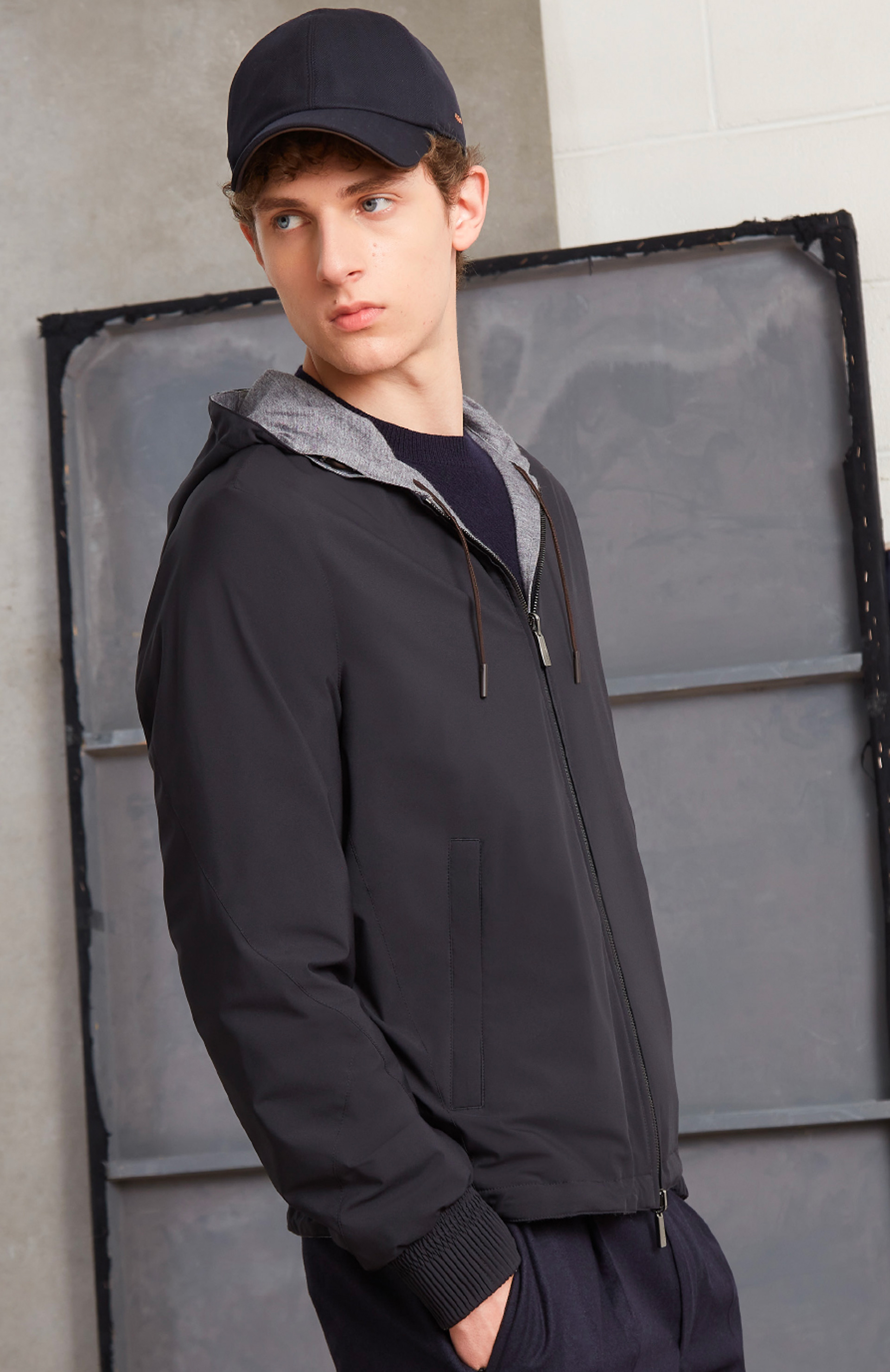 Breeze breaker, a water resistant jacket for men | Zegna