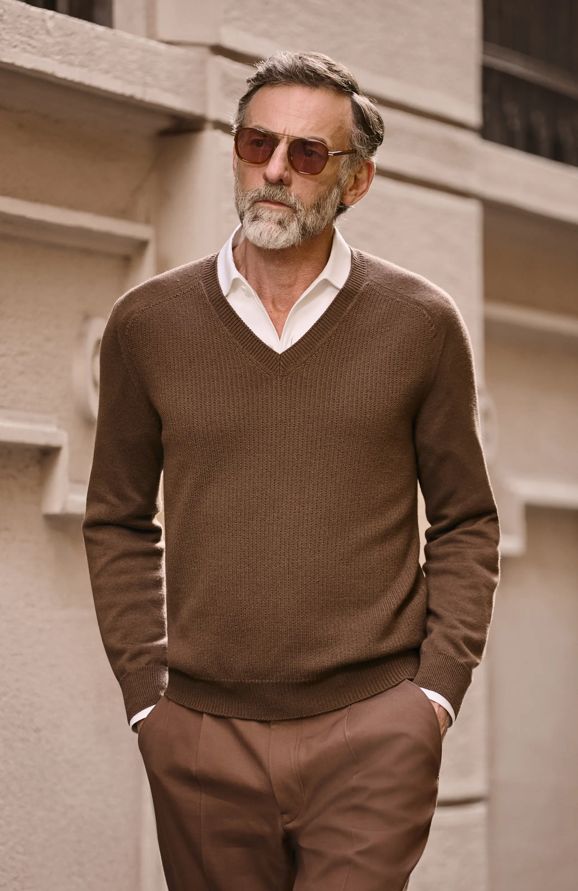 極美品Ermenegildo Zegna ニットジャケット ブルゾン カシミヤ エルメネジルドゼニア メンズ イタリア製生地使用 カシミヤ