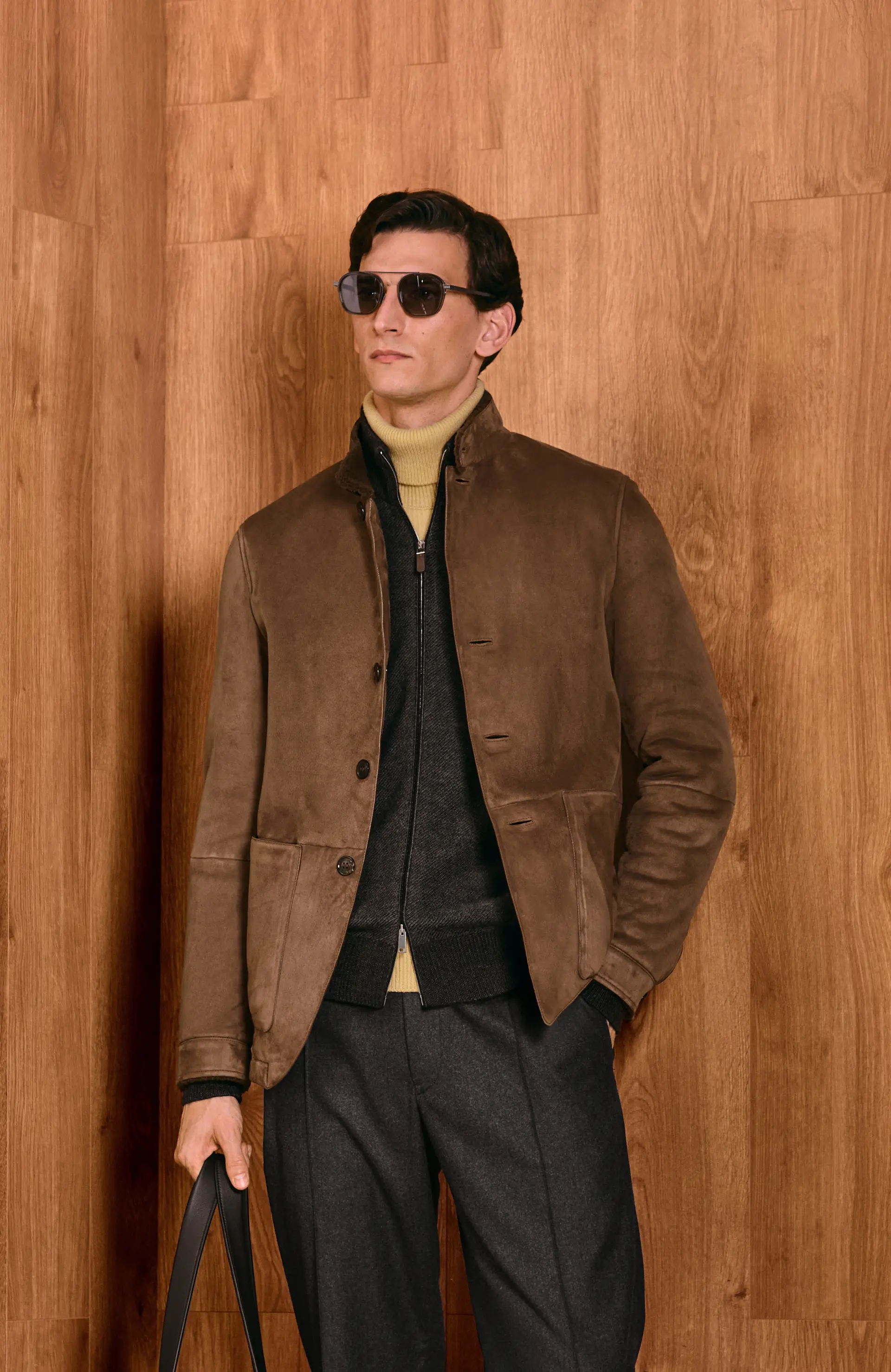 ゼニア スエードレザーブルゾン イタリア製 ベージュ XL ゼニア スエードレザーブルゾン イタリア製 ベージュ XL - メルカリ