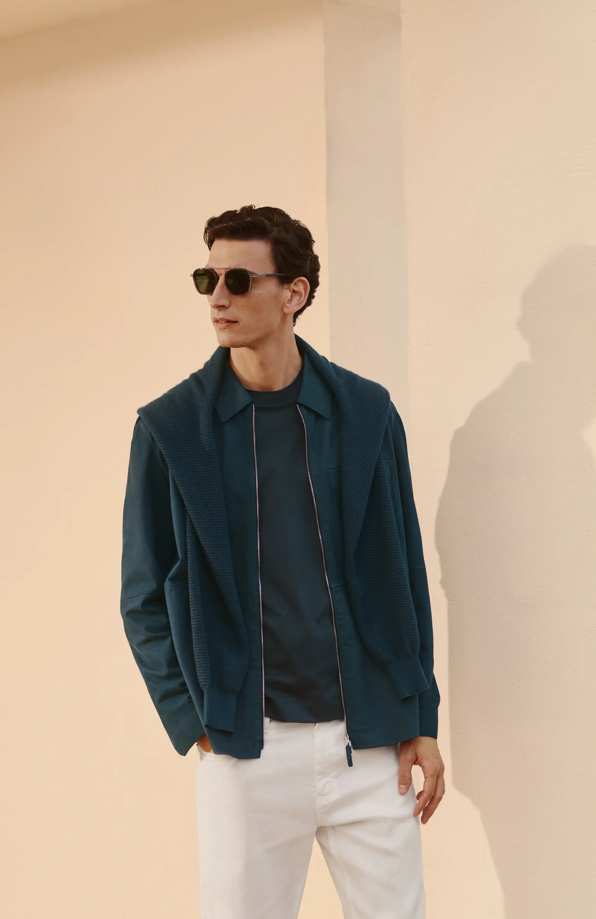 Z-Zegna ゼニア　ラムナッパ　テーラード型　純正ハンガー付き Ermenegildo Zegna（ゼニア）その他 グレー サイズ:-(XL位)/52
