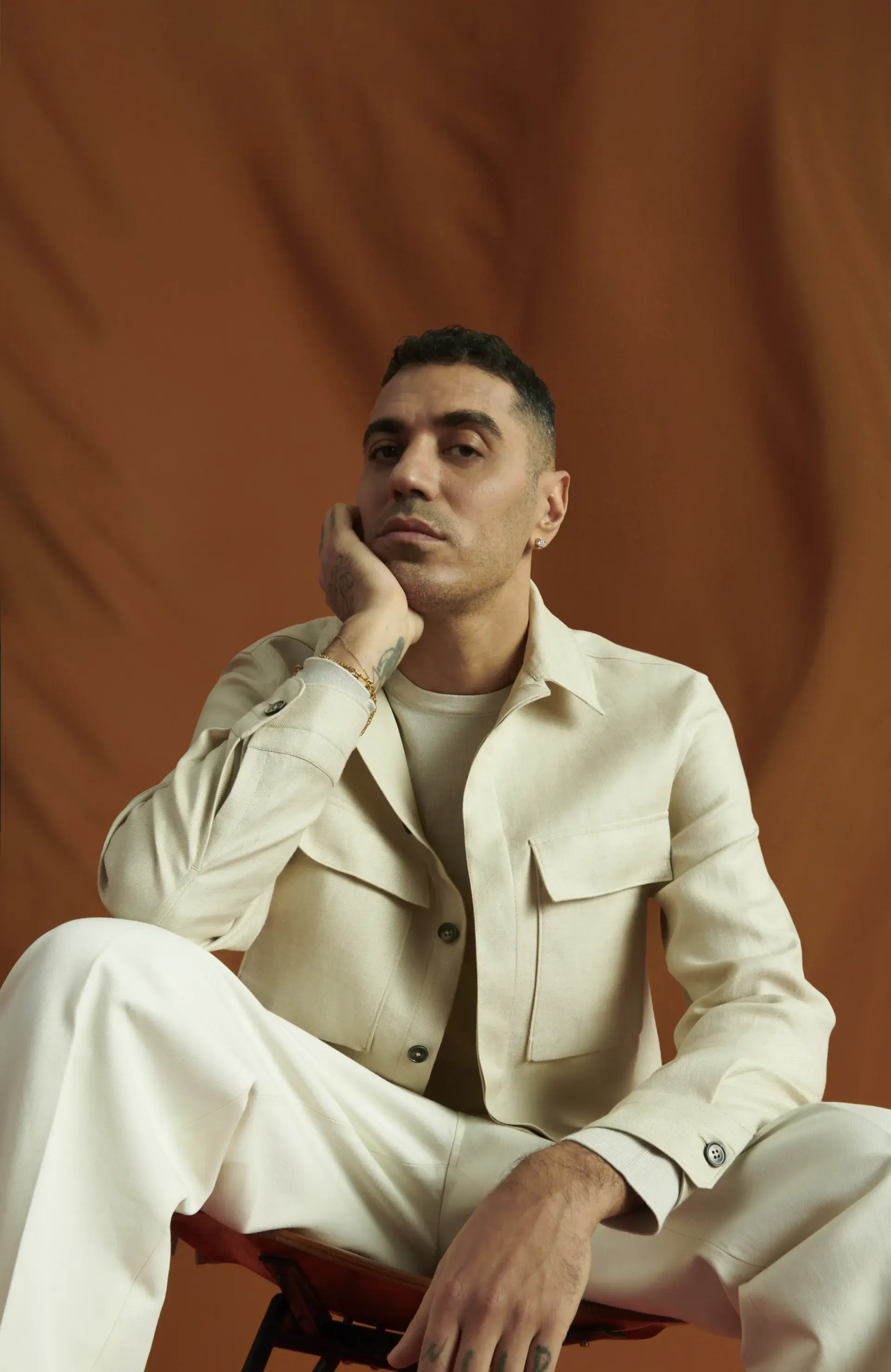 Marracash wearing Zegna collection - 232 campaign