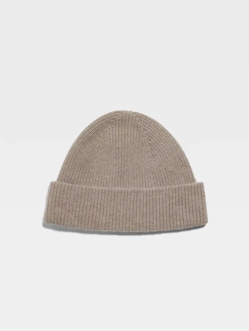 Gorro Oasi Cashmere Gris Pardo Claro