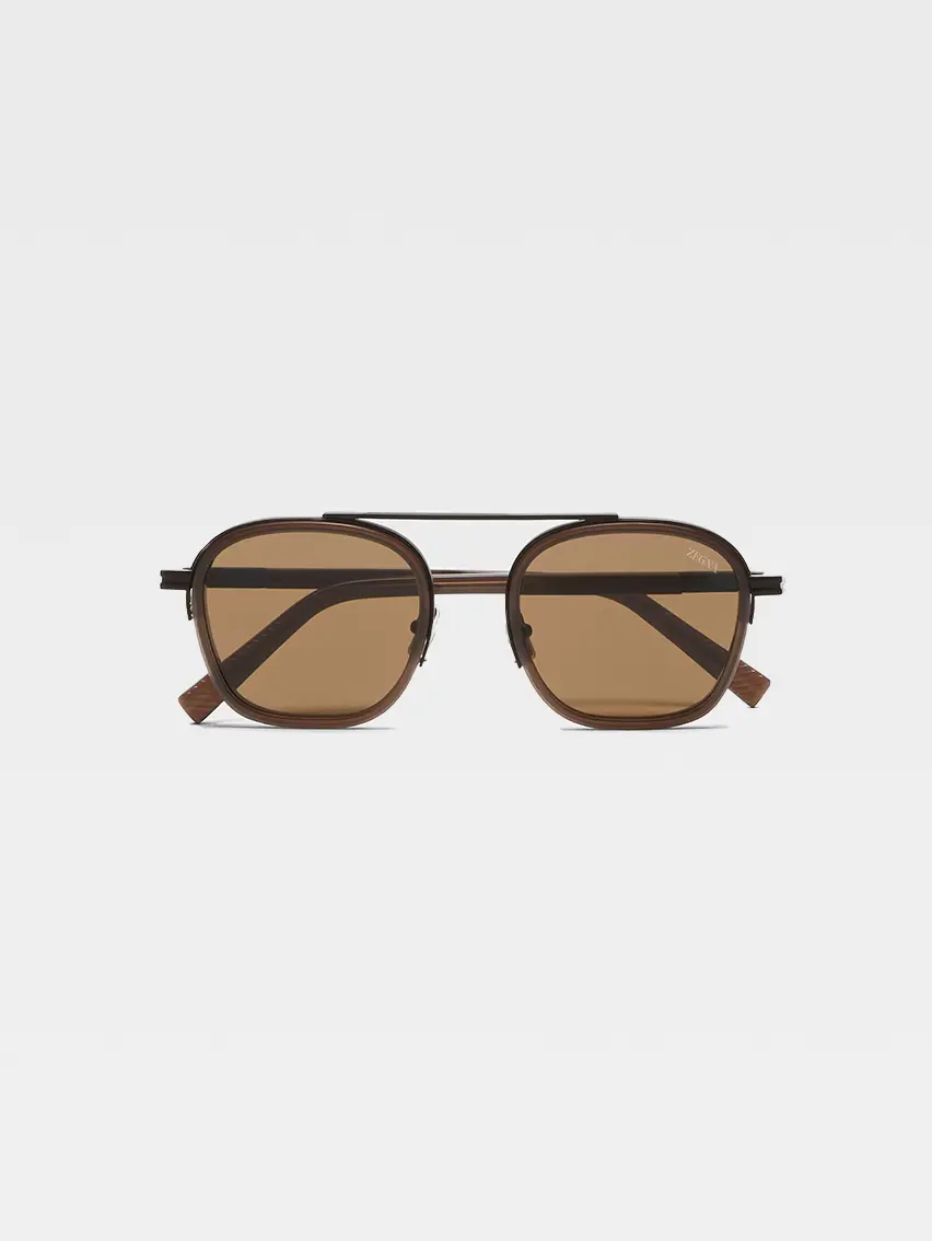 Orizzonte I Acetate and Metal Sunglasses