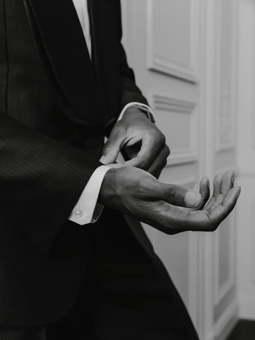 Ousmane Dembélé bereitet sich in einem maßgeschneiderten Smoking von ZEGNA auf die Verleihung des Ballon d’Or vor.