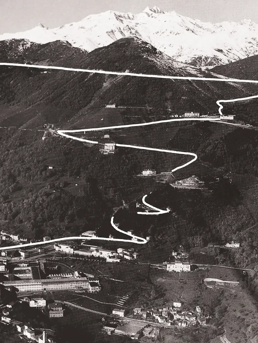 Oasi Zegna 自然景观俯瞰图。