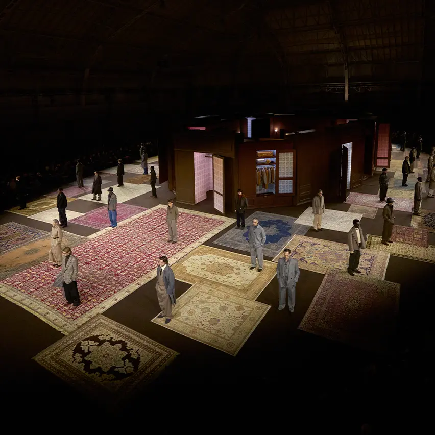 Models on the runway at the ZEGNA Winter 2026 Fashion Show.