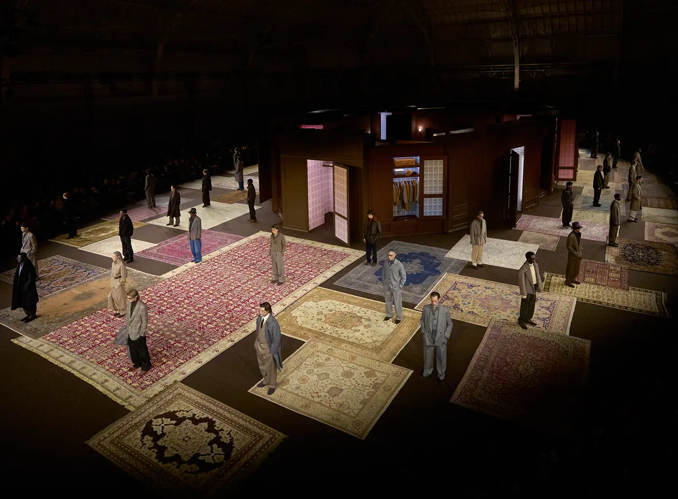 Models on the runway at the ZEGNA Winter 2026 Fashion Show.