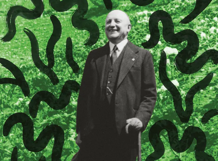 Photo noir et blanc d’Ermenegildo Zegna, fondateur de la marque ZEGNA.