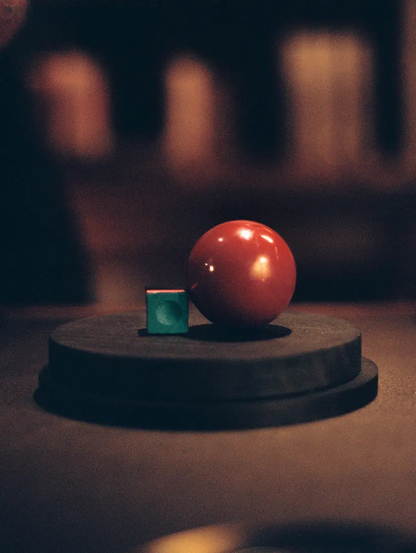 Close-up of billiard balls.