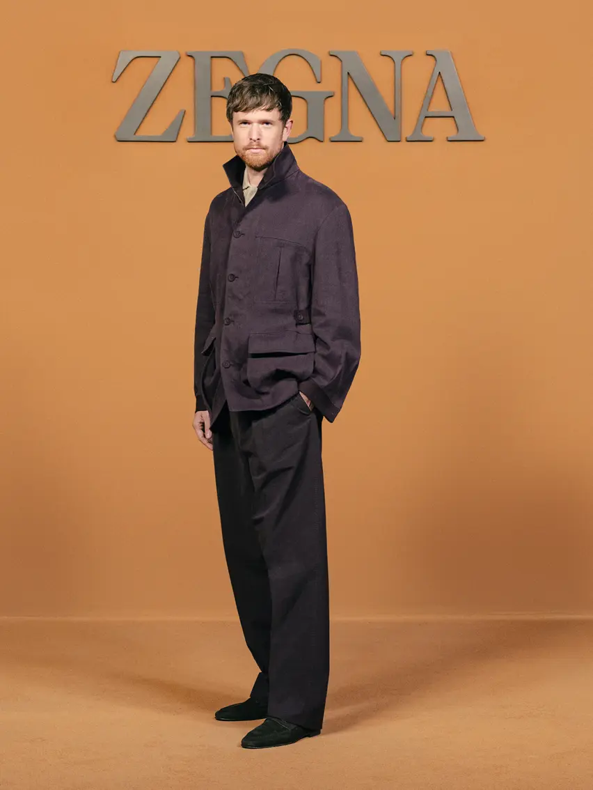 James Blake 出席 ZEGNA 2026 年夏季時裝表演。