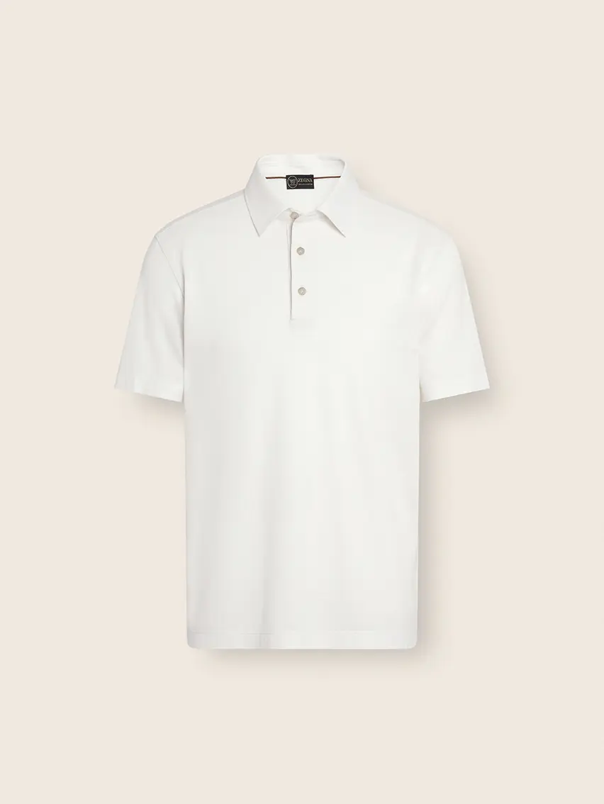White Vellus Aureum Polo Shirt