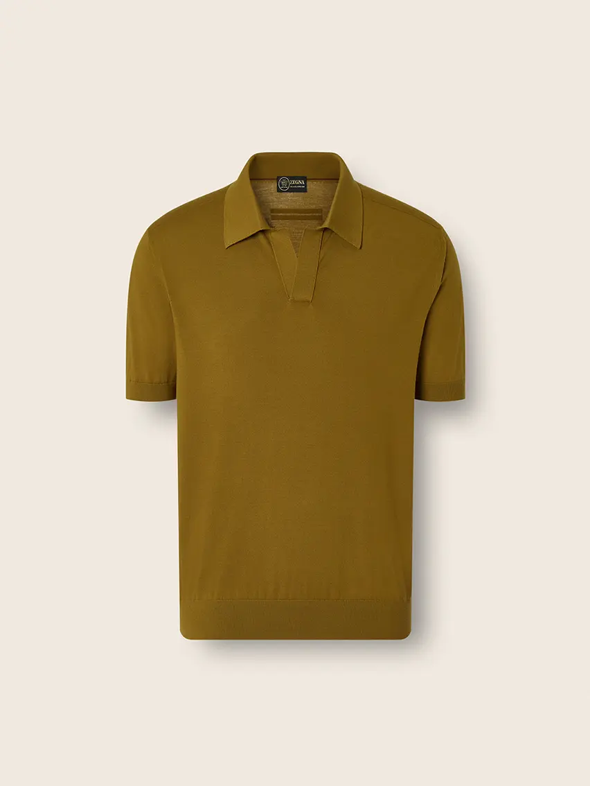 橄欖綠 Vellus Aureum Polo 衫