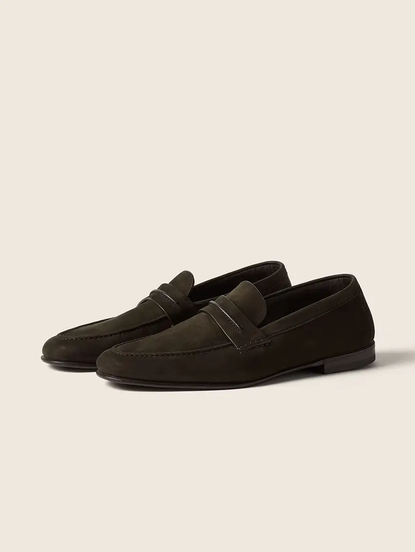Dark Brown SECONDSKIN Mocassin Loafer
