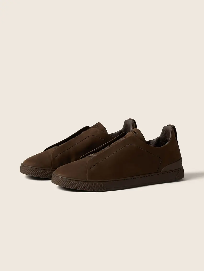 Dark Brown Triple Stitch™ SECONDSKIN Sneakers