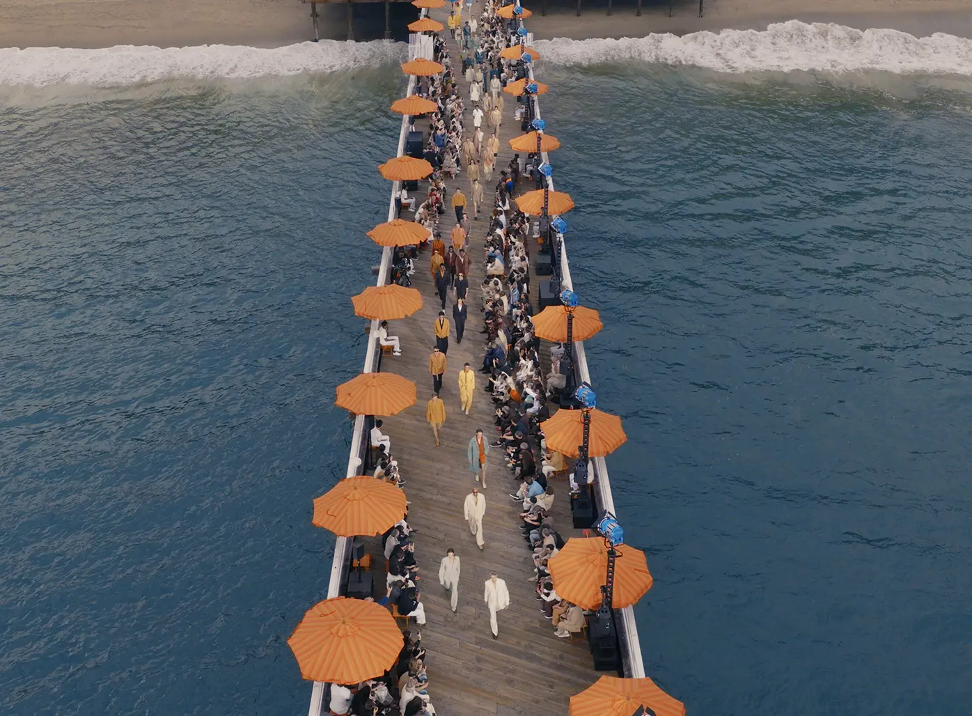 Models on the runway at the ZEGNA Summer 2027 Fashion Show.