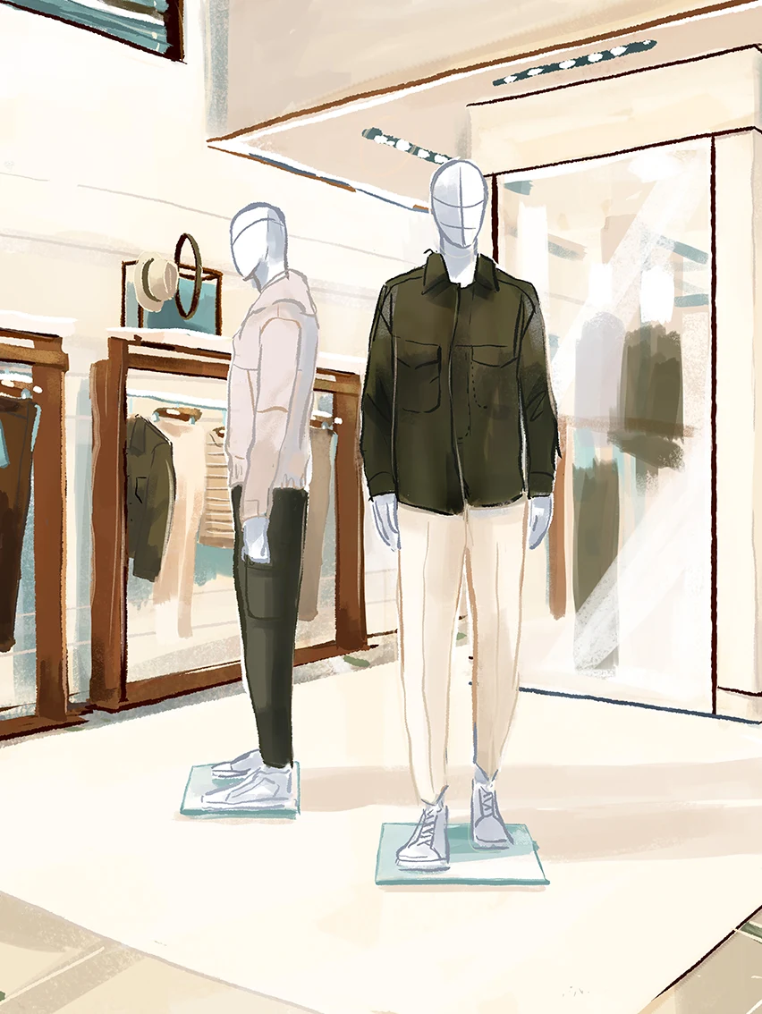 Virtual styling service with Zegna's team