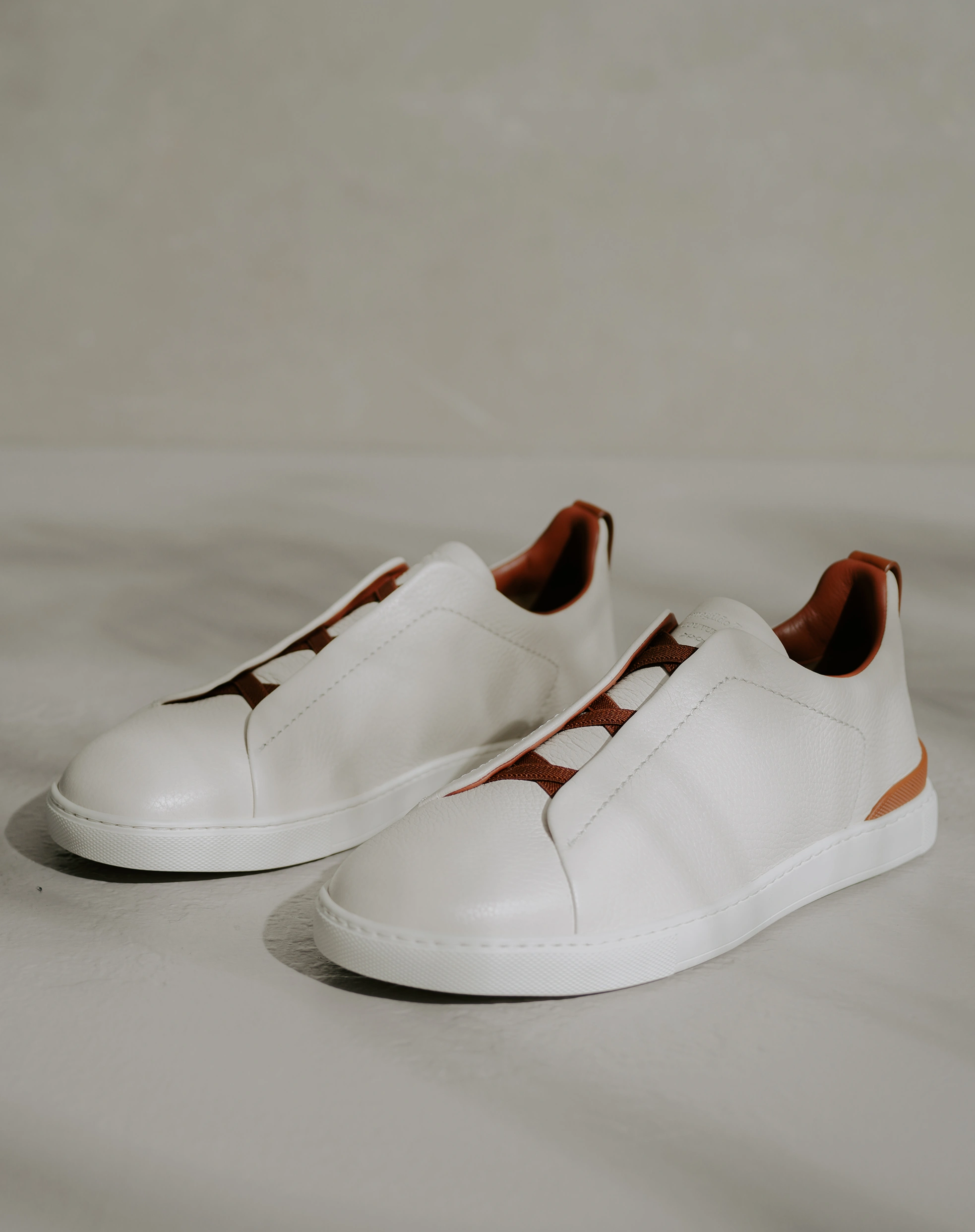 Zegna iconic Triple Stitch Sneakers for men