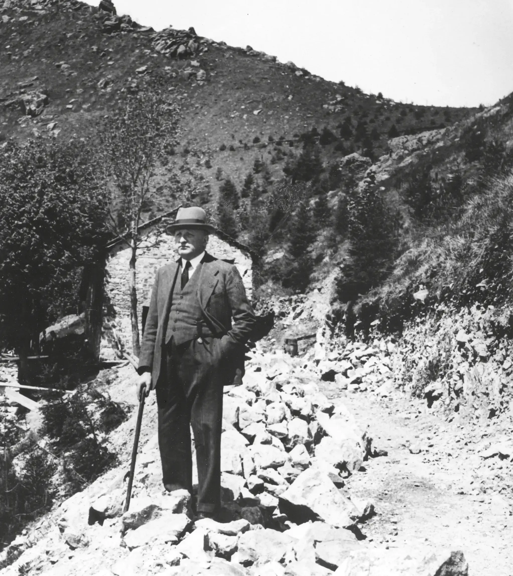 Foto de época de Ermenegildo Zegna, Fundador de la marca ZEGNA.