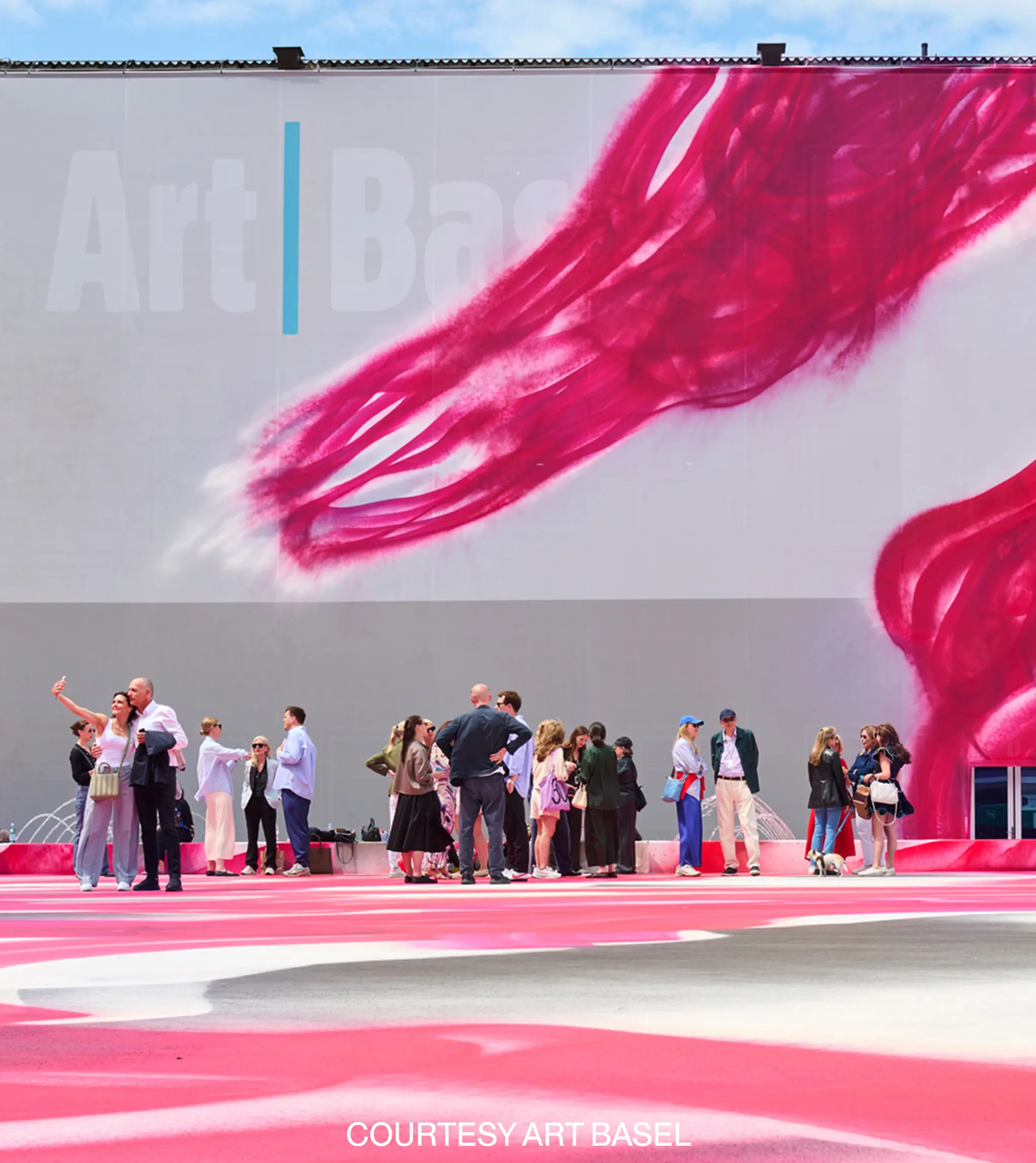 Ingresso del Miami Beach Convention Center durante Art Basel Miami Beach.