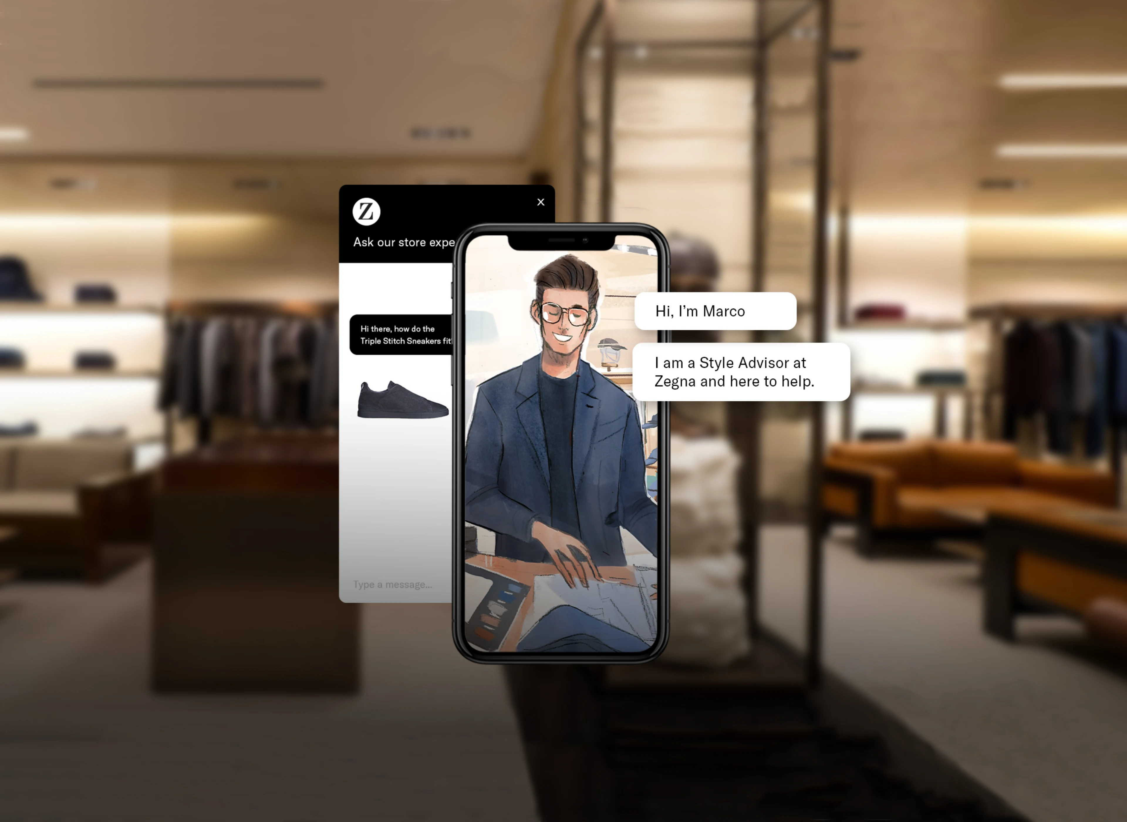 Real time advices for personalised wardrobe | Zegna