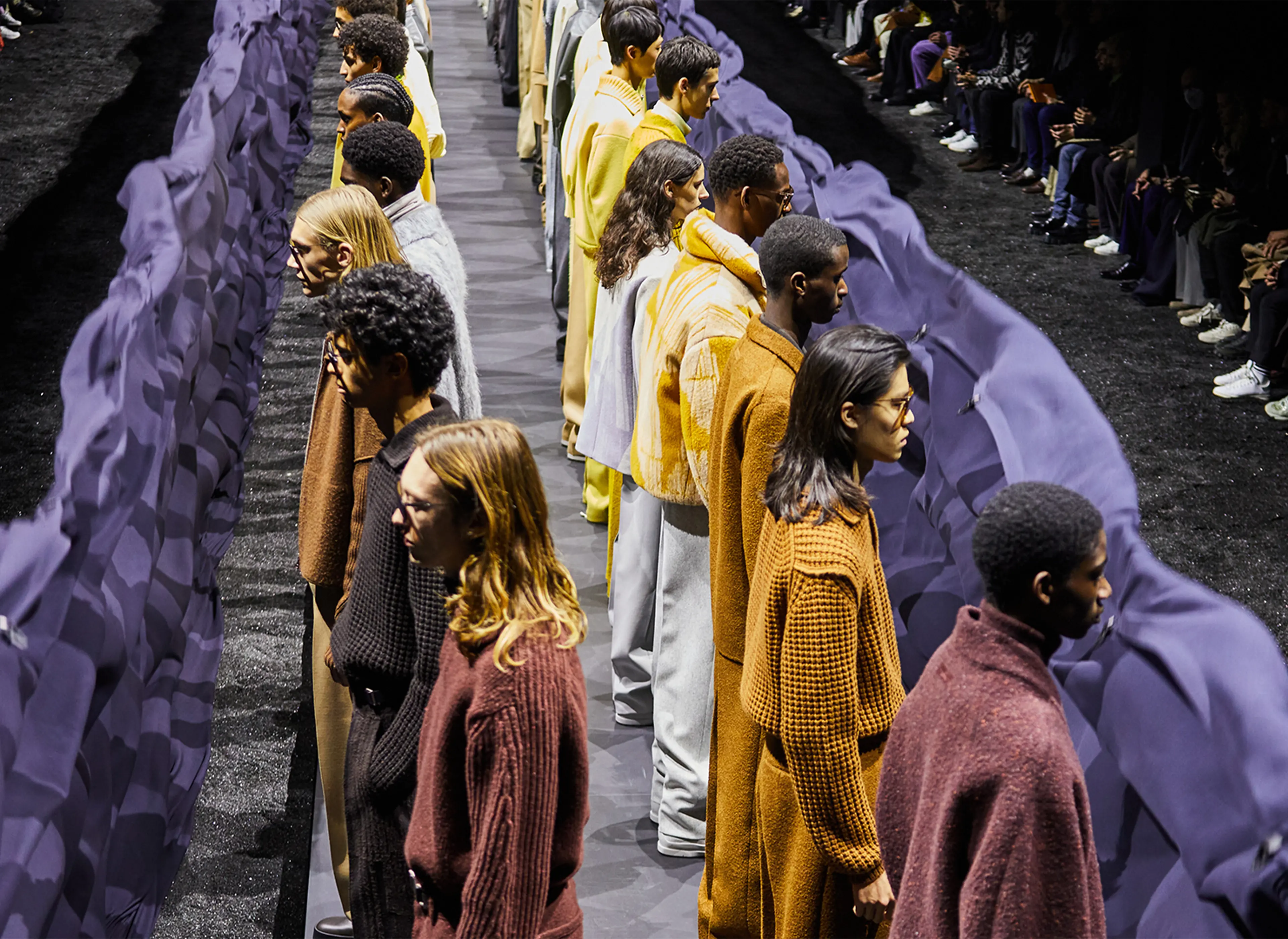 Men's Fashion Show look by Alessandro Sartori FW23 | ZEGNA