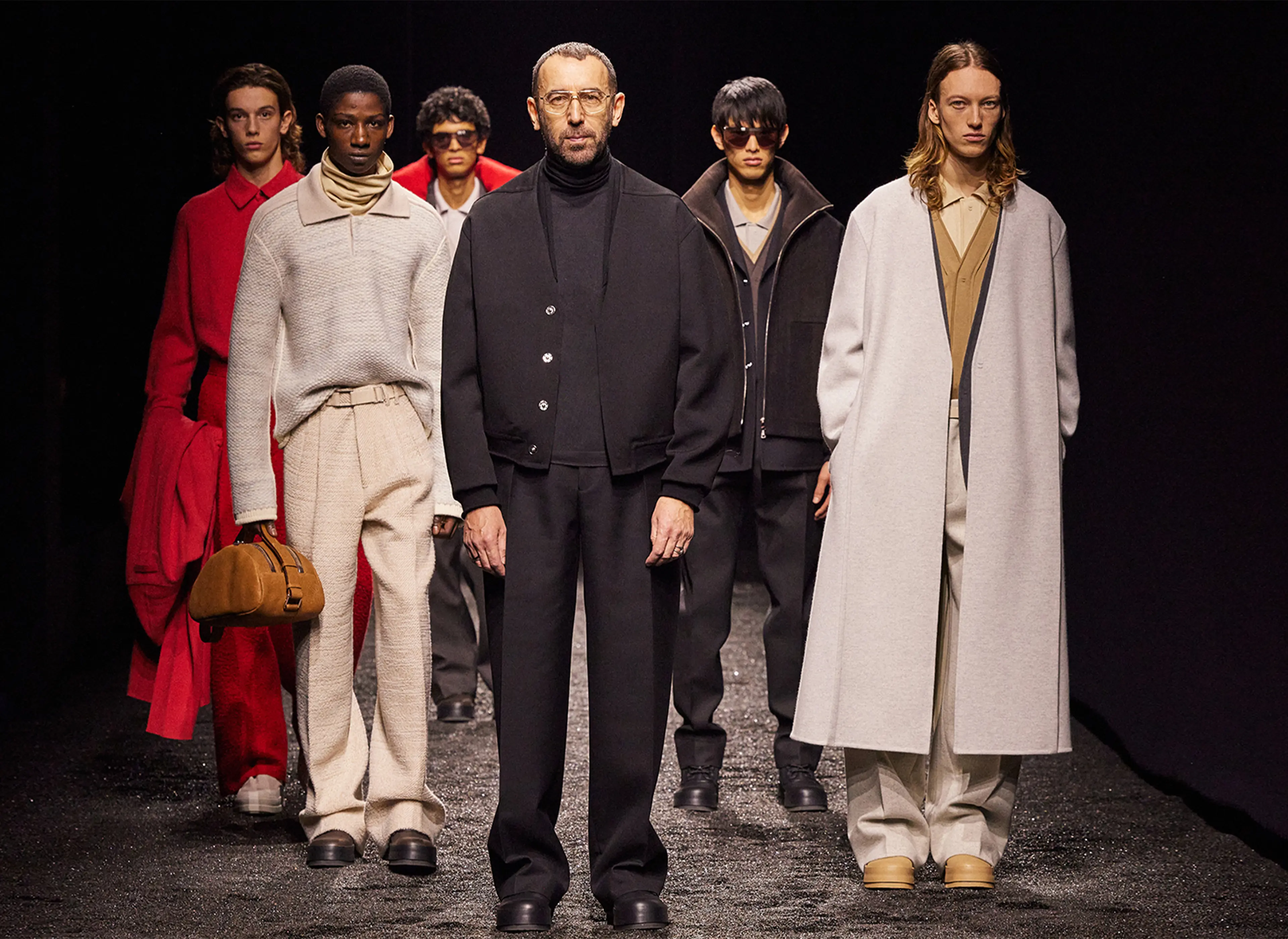 Men's Fashion Show look by Alessandro Sartori FW23 | ZEGNA